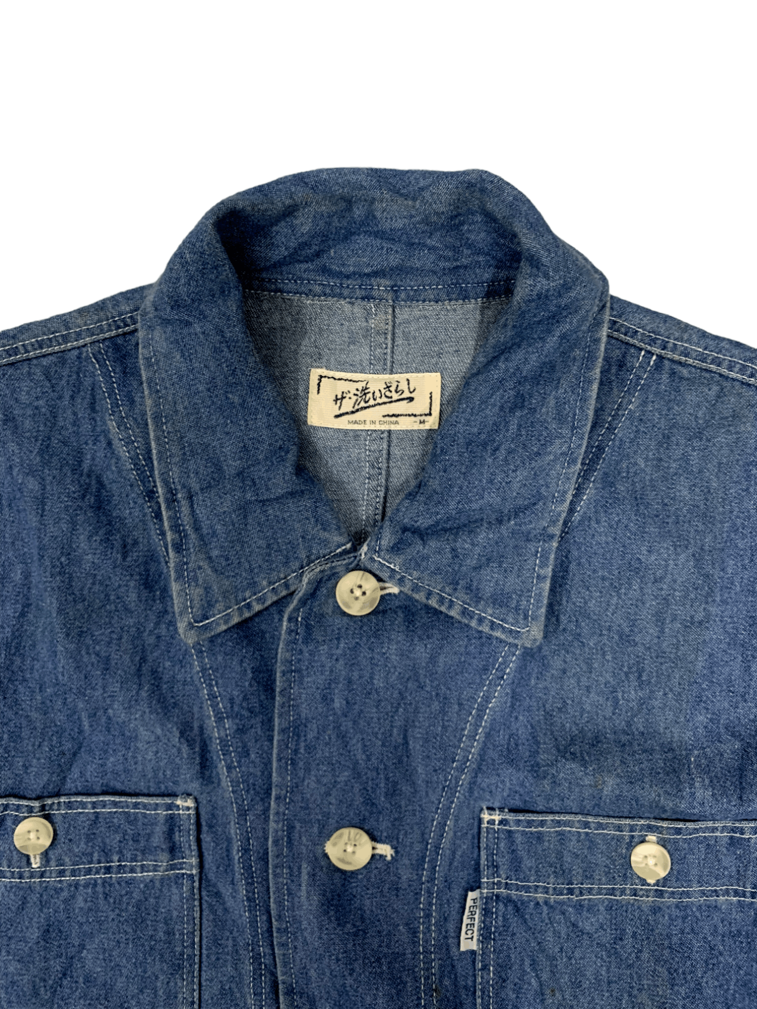 Japanese Brand SALES 🔥 Vintage Japanese Brand Chores Denim Shirt Button Up Size US M / EU 48-50 / 2 - 5 Thumbnail