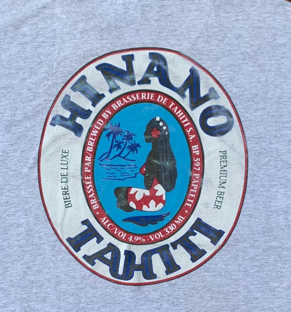 Vintage Vintage Tee D - 22 Hinano Tahiti Size US L / EU 52-54 / 3 - 2 Thumbnail