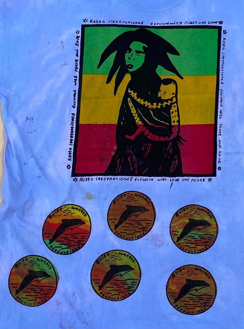 Vintage vintage tee Rasta C -19 reggae Size US XL / EU 56 / 4 - 2 Thumbnail