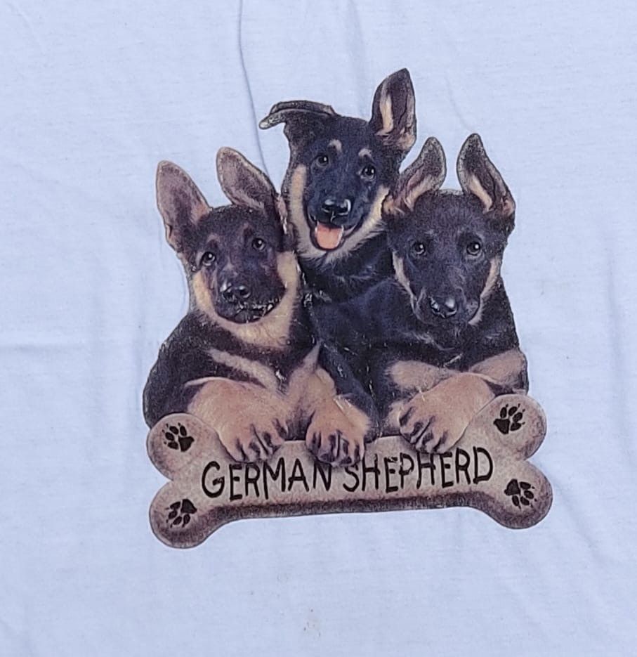 Gildan × Vintage vintage tee D - 12 german shepherd Size US L / EU 52-54 / 3 - 2 Thumbnail