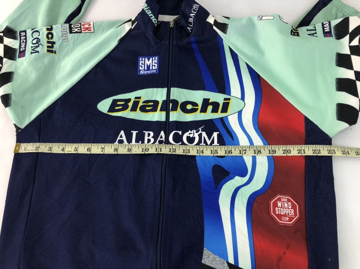 Other Vintage Cycling Santini Bianchi Albacom Martini Racing Size US L / EU 52-54 / 3 - 15 Thumbnail
