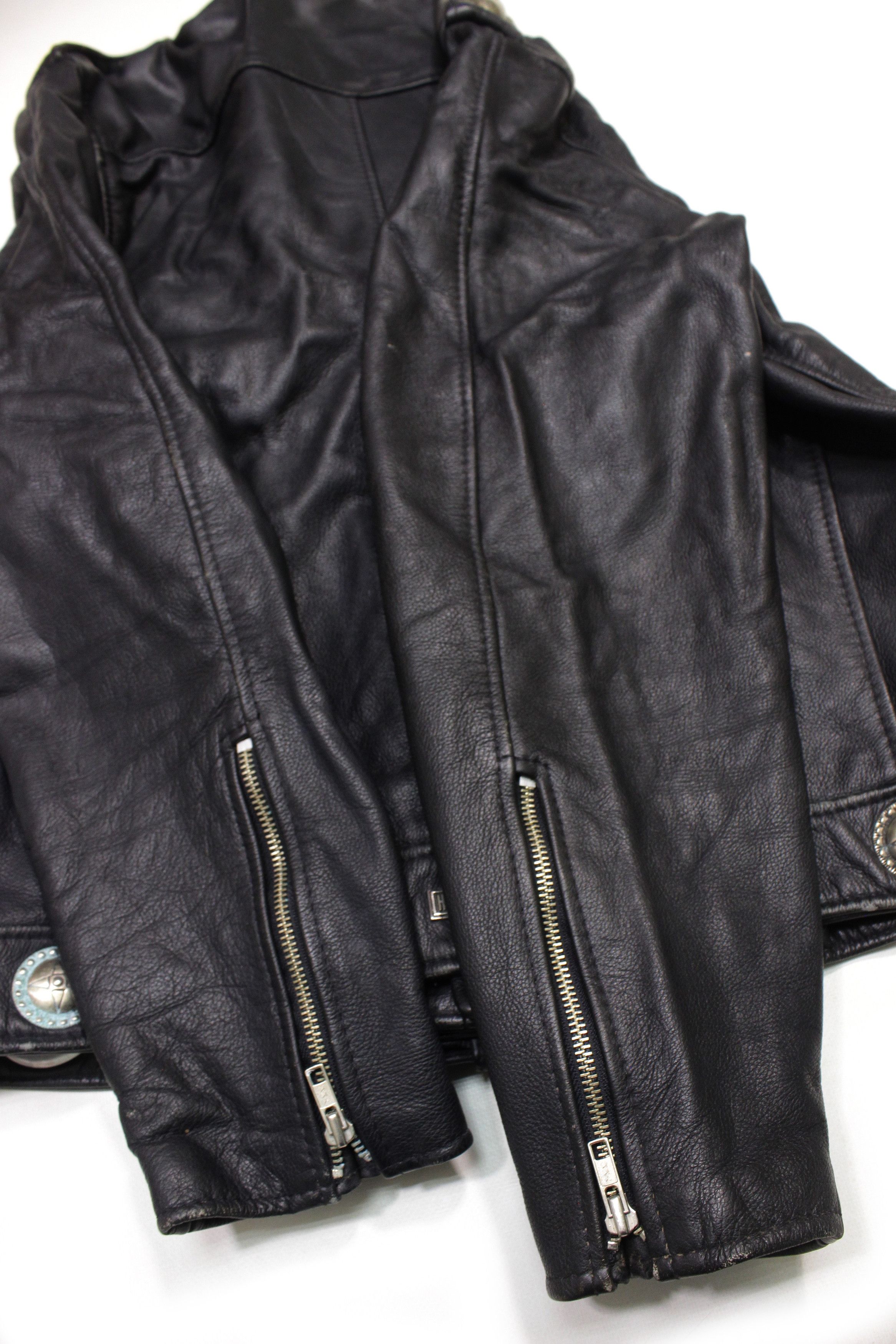 Harley Davidson 90S Leather Biker Jacket Size US M / EU 48-50 / 2 - 8 Thumbnail