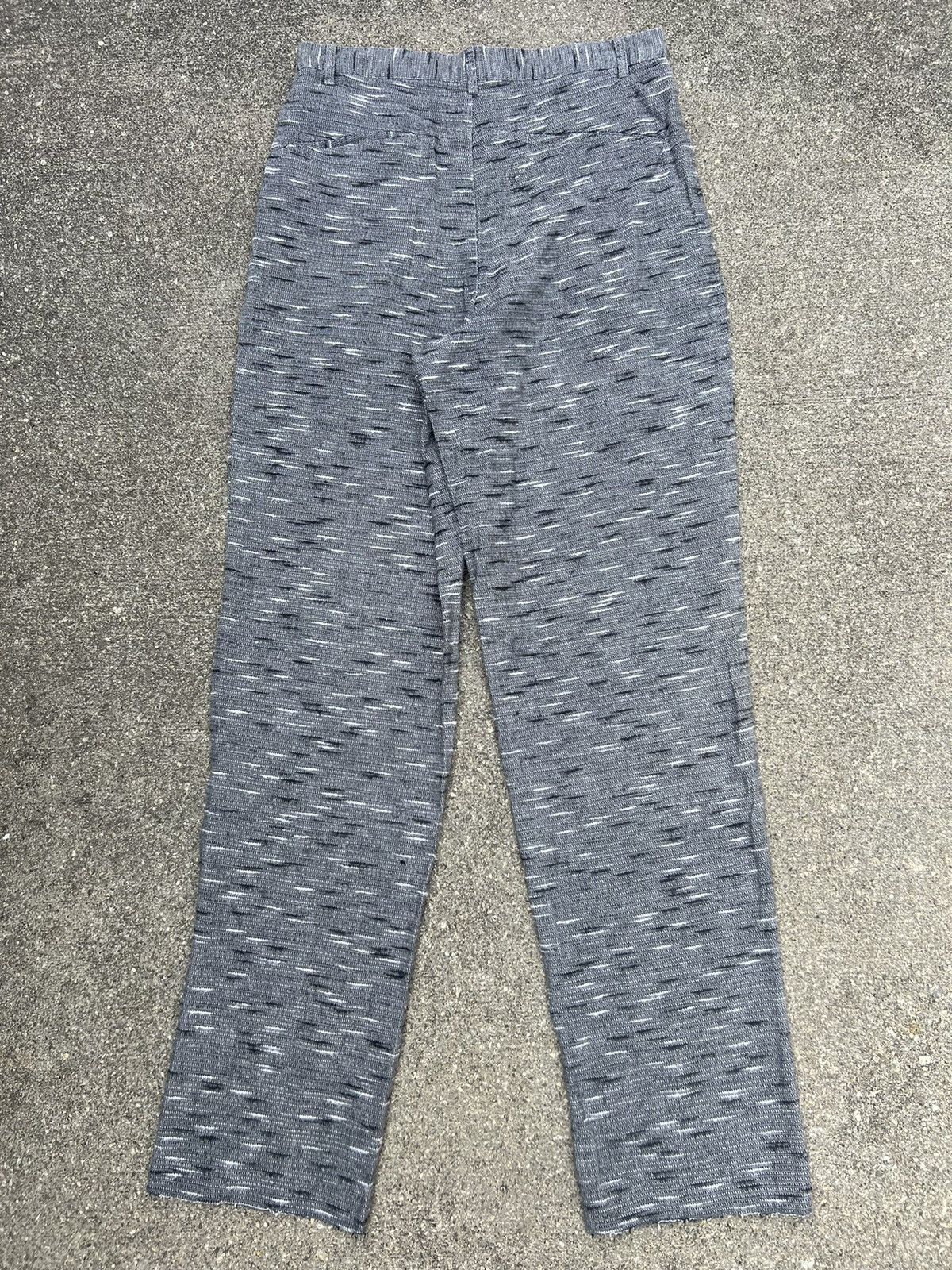 Japanese Brand 90s Monsieur BILVIE Japan Horizontal Striped Trouser Pant Size US 30 / EU 46 - 6 Thumbnail