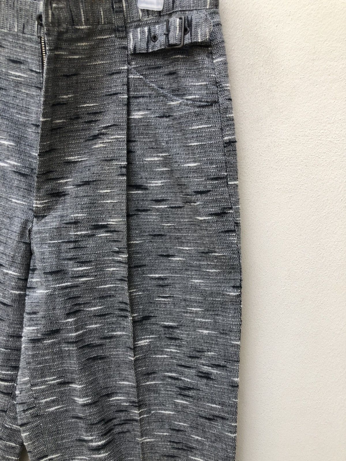 Japanese Brand 90s Monsieur BILVIE Japan Horizontal Striped Trouser Pant Size US 30 / EU 46 - 11 Thumbnail