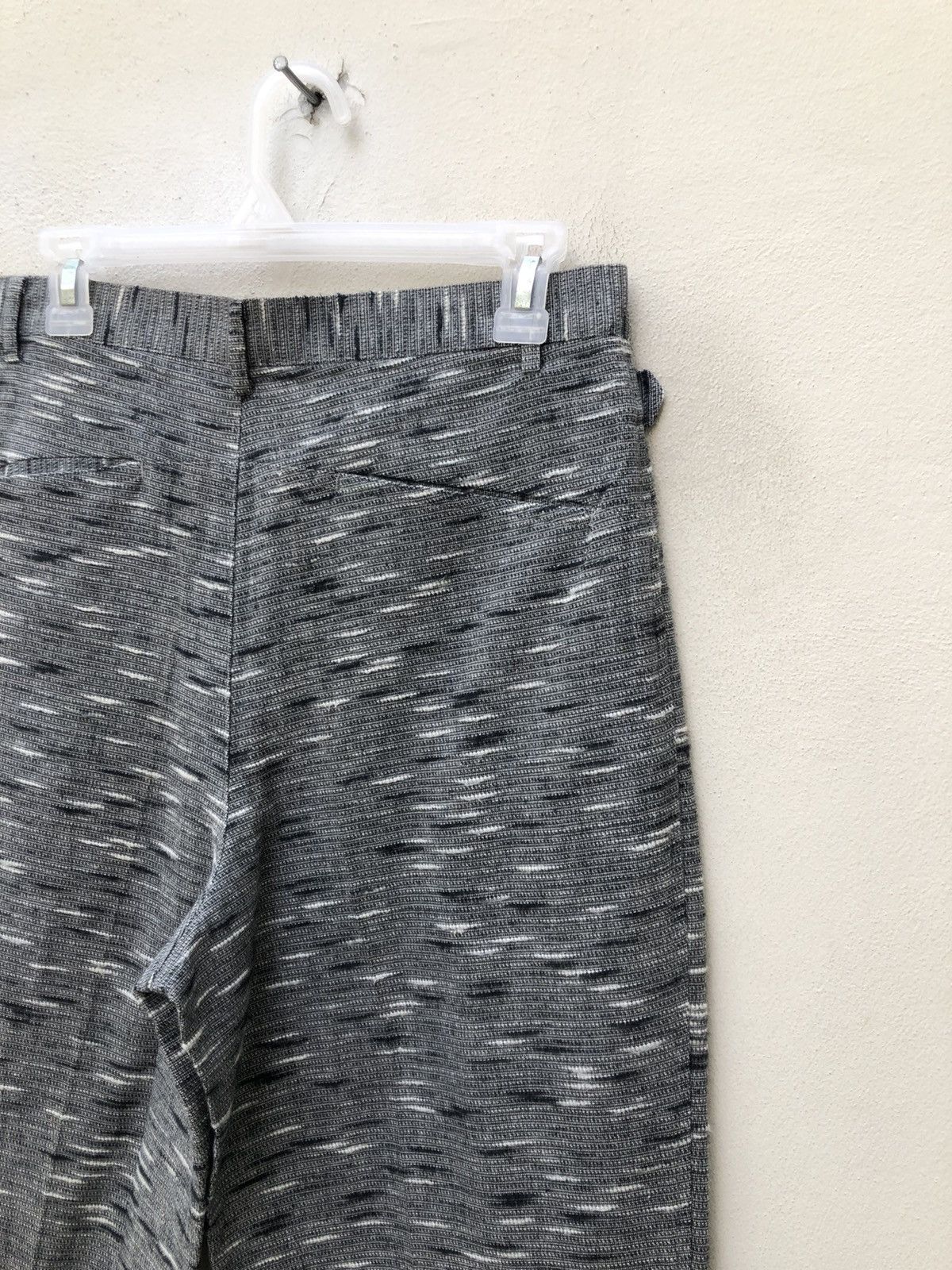 Japanese Brand 90s Monsieur BILVIE Japan Horizontal Striped Trouser Pant Size US 30 / EU 46 - 19 Thumbnail