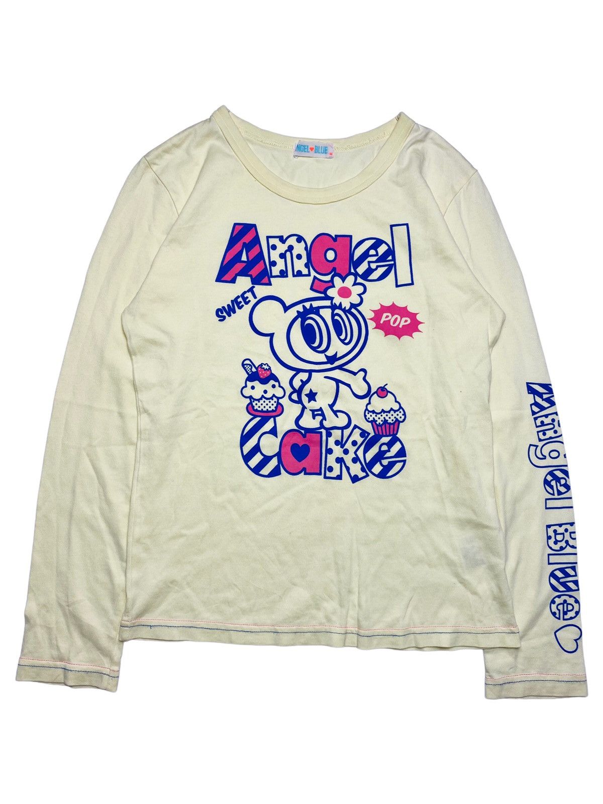 Angel Blue 2000s Angel Blue - Iconice Masctos Nakamura Kun LS Baby Tee Size M / US 6-8 / IT 42-44 - 1 Thumbnail