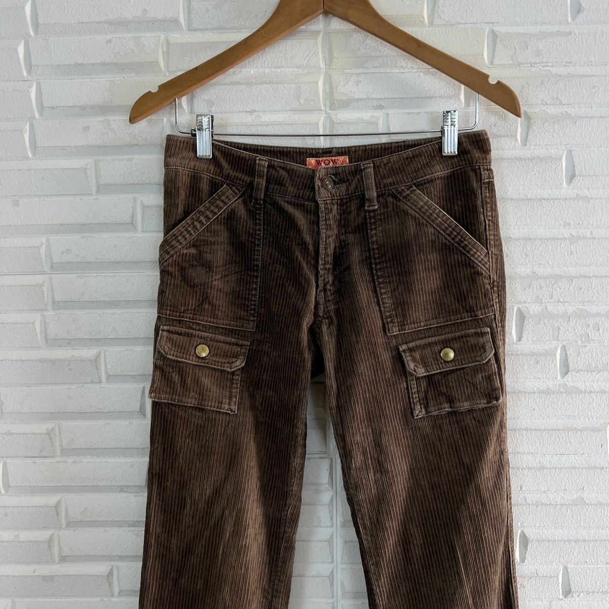 Japanese Brand FABRIC OF JAPAN TEIJIN WOW LIMITED CORDUROY CARGO Size US 28 / EU 44 - 3 Thumbnail