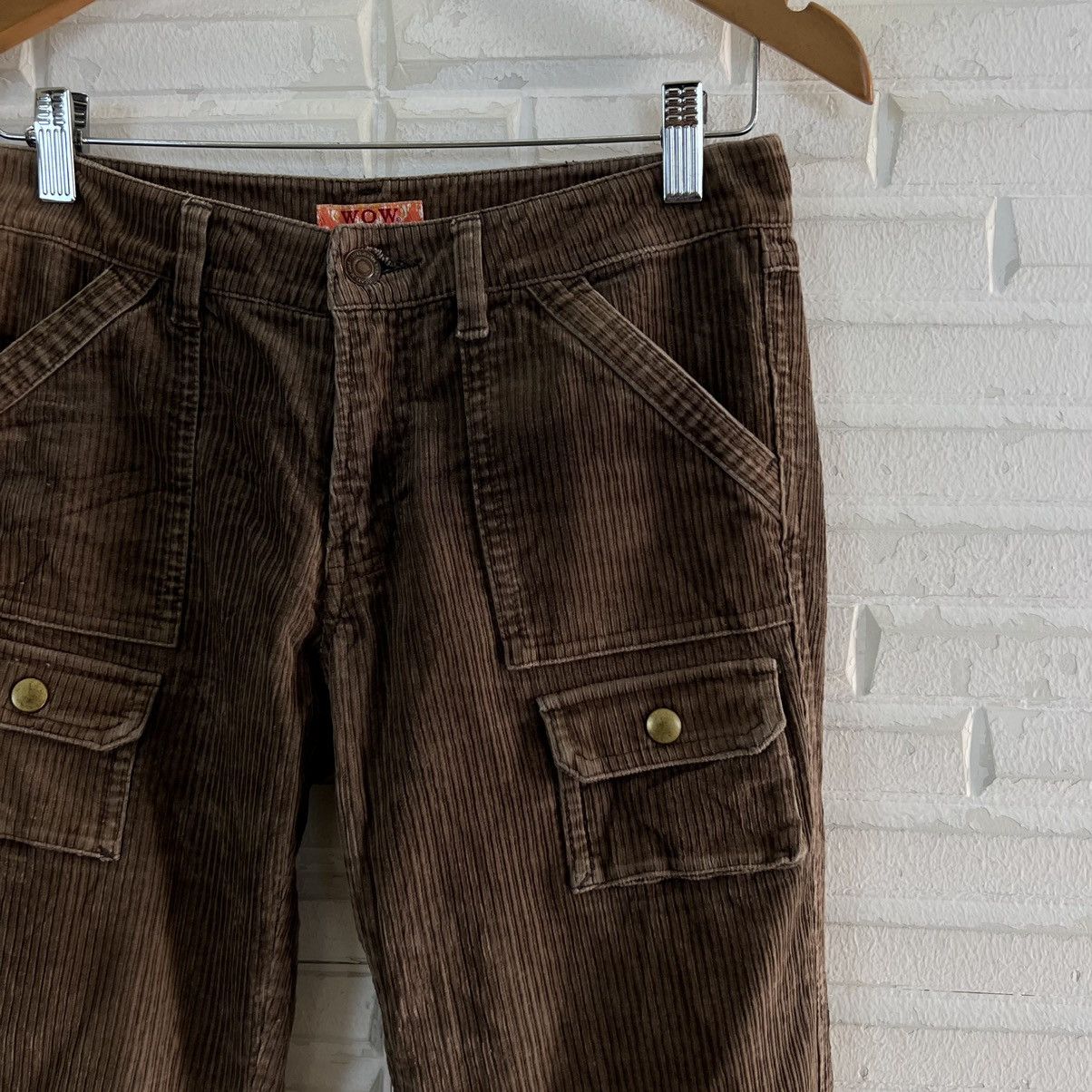 Japanese Brand FABRIC OF JAPAN TEIJIN WOW LIMITED CORDUROY CARGO Size US 28 / EU 44 - 5 Thumbnail