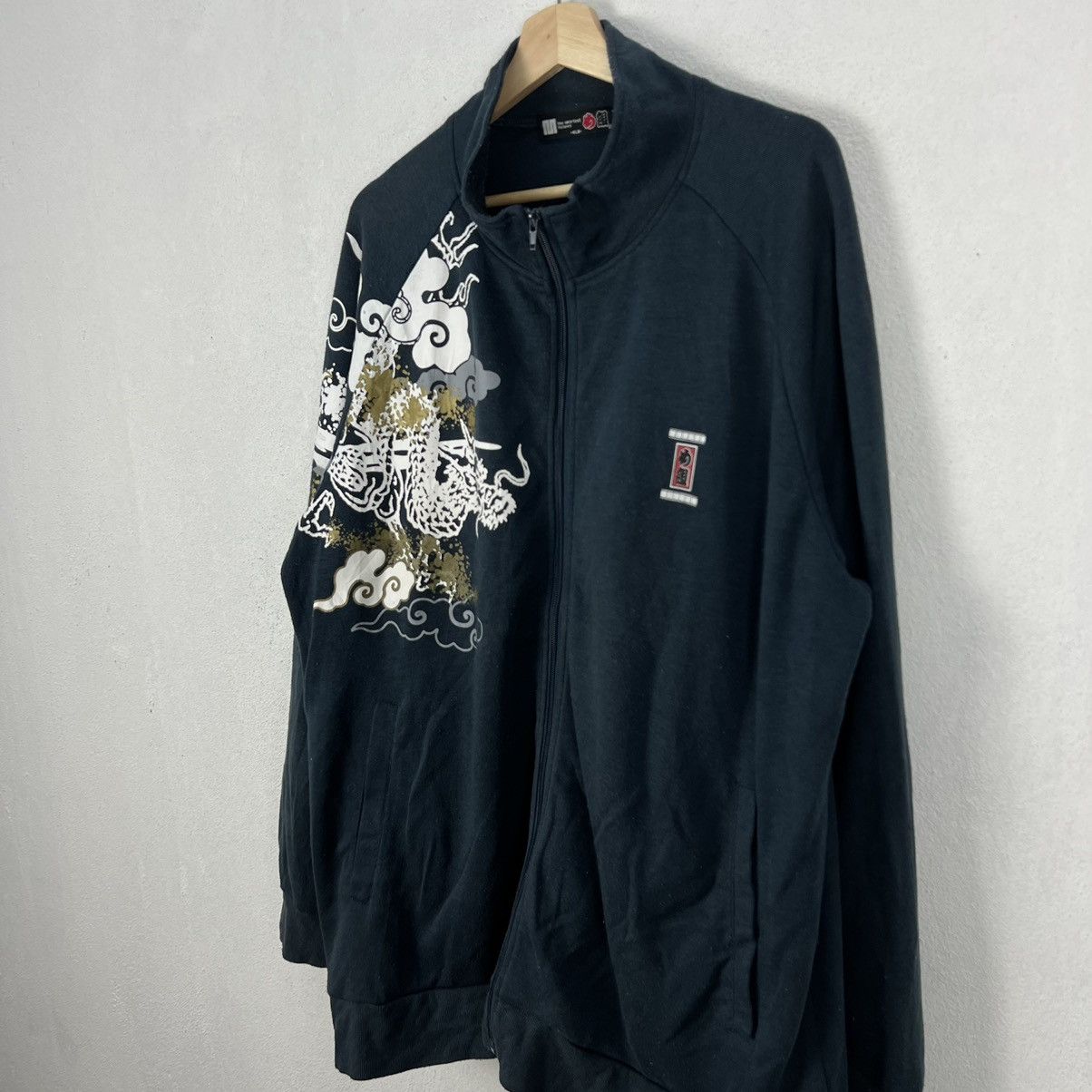 Japanese Brand RARE BIG SIZE SUKAJAN FISH COIL OVERPRINT ZIPPER JACKET Size US XXL / EU 58 / 5 - 2 Thumbnail