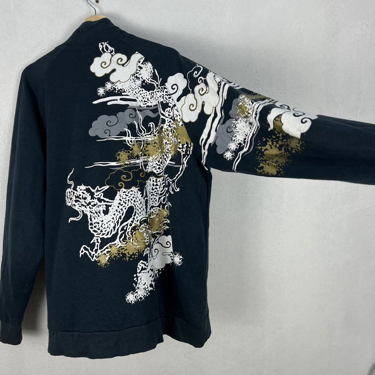 Japanese Brand RARE BIG SIZE SUKAJAN FISH COIL OVERPRINT ZIPPER JACKET Size US XXL / EU 58 / 5 - 8 Thumbnail