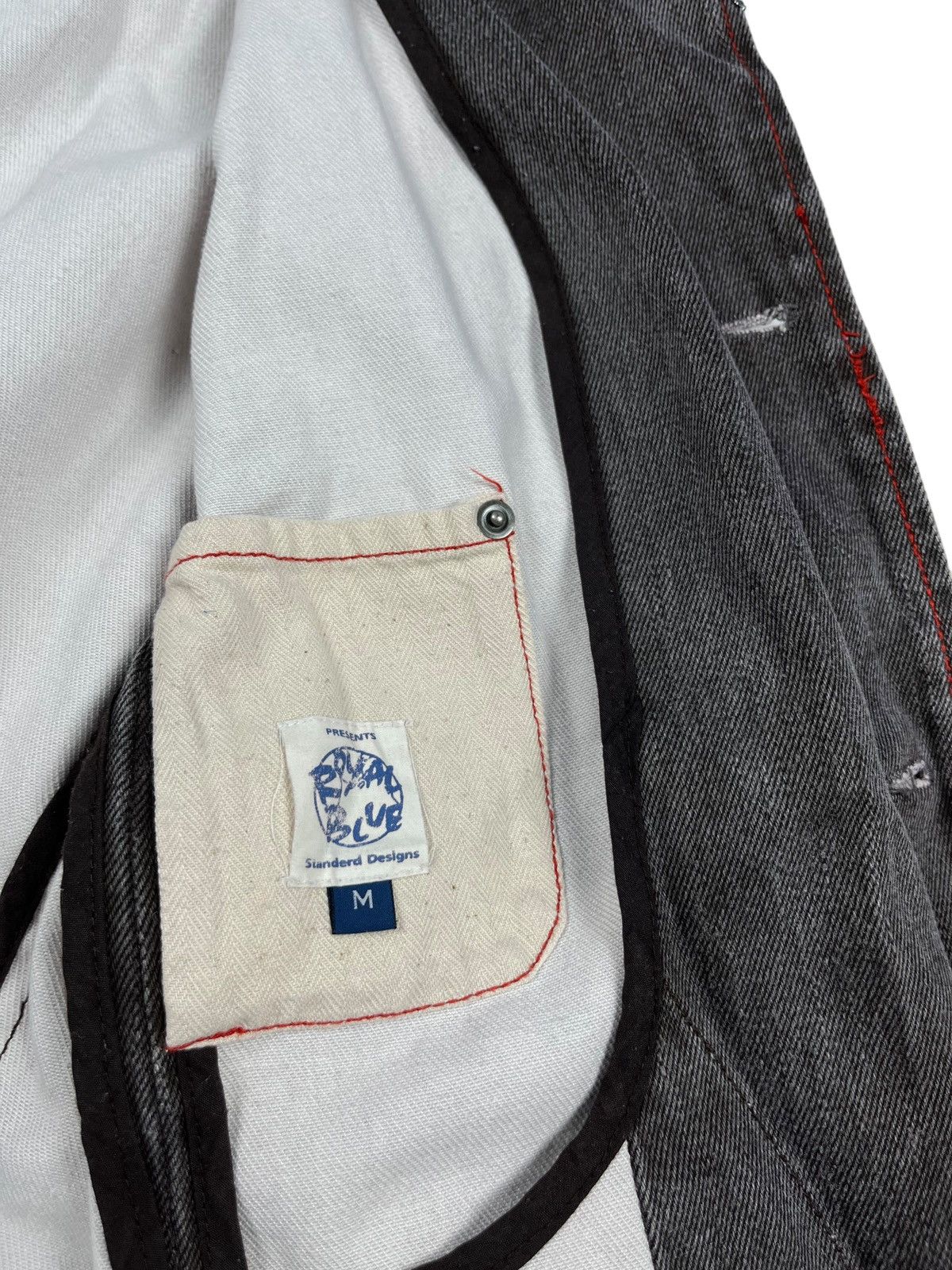 Blue Blue Japan Rare Royal Blue Denim Jacket Stone Washed Work Chore Size US M / EU 48-50 / 2 - 9 Thumbnail