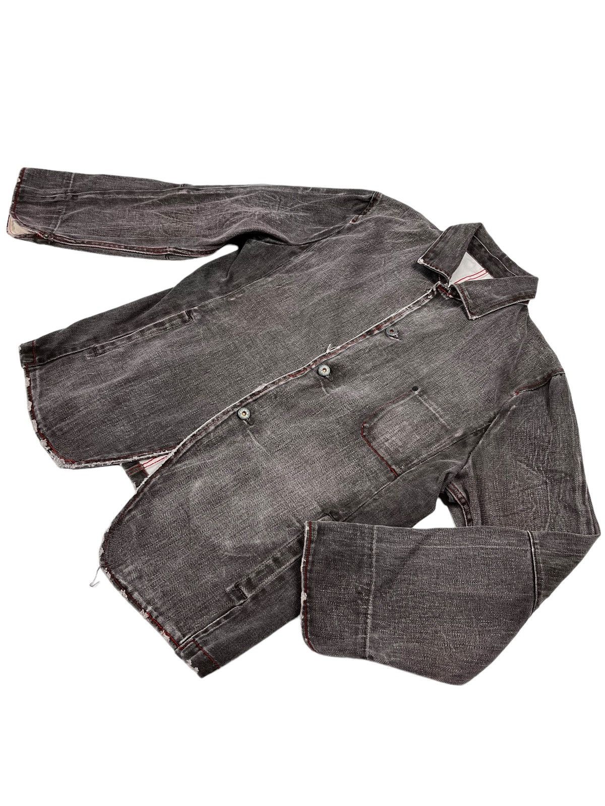 Blue Blue Japan Rare Royal Blue Denim Jacket Stone Washed Work Chore Size US M / EU 48-50 / 2 - 2 Thumbnail