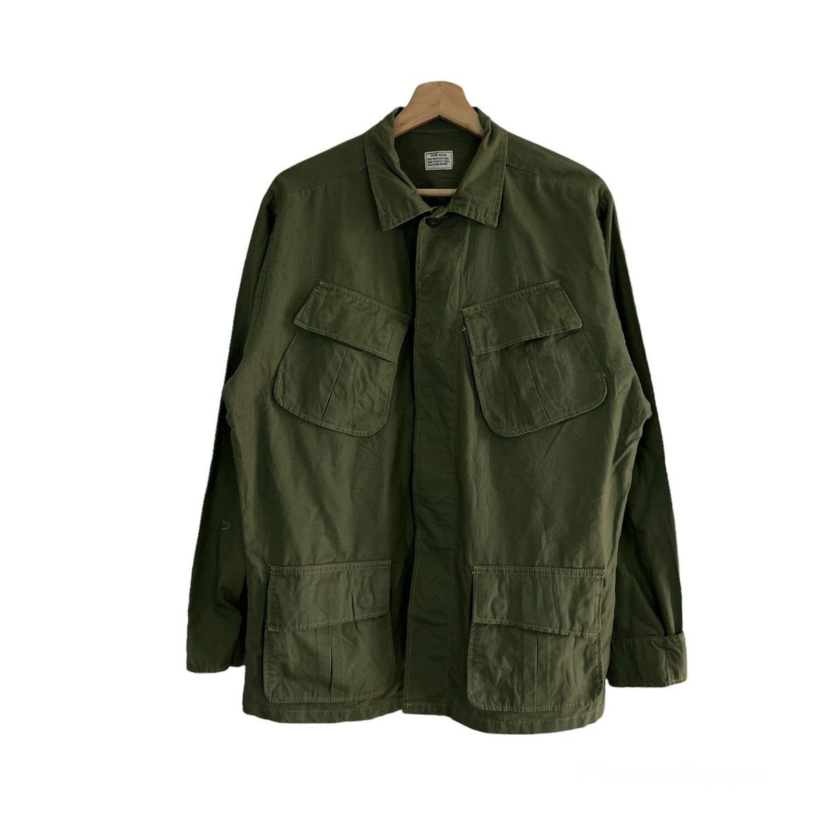 Vintage VINTAGE CARGO MULTI POCKET JACKET WAR WORKERS WEAR Size US M / EU 48-50 / 2 - 1 Thumbnail
