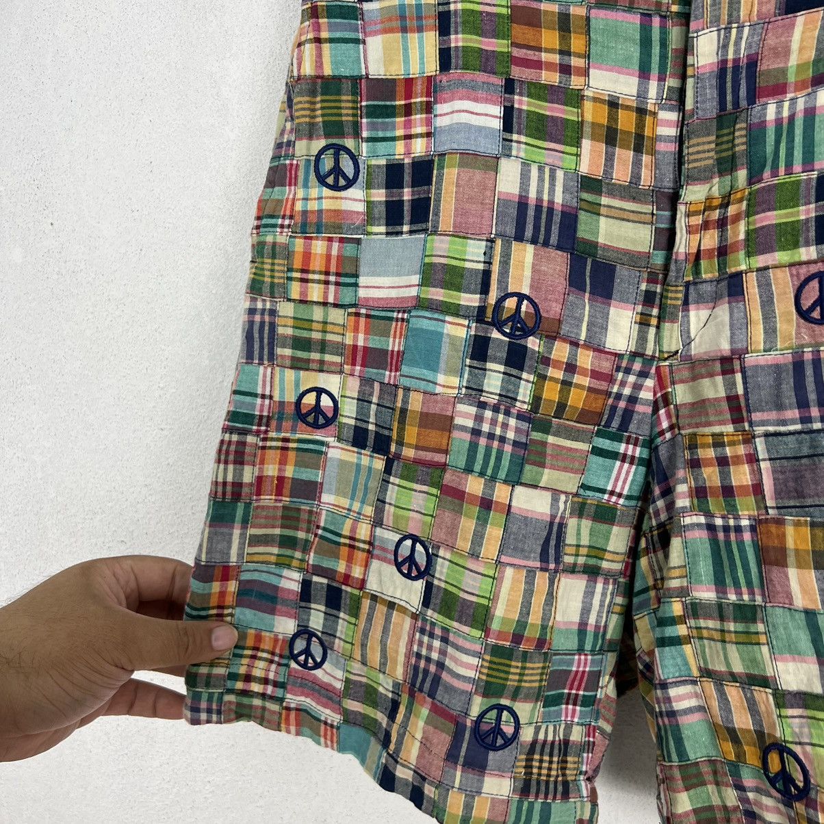 Japanese Brand RARE PATCHWORK DESIGN SHORT PANTS BERLE VINTAGE Size US 32 / EU 48 - 7 Thumbnail