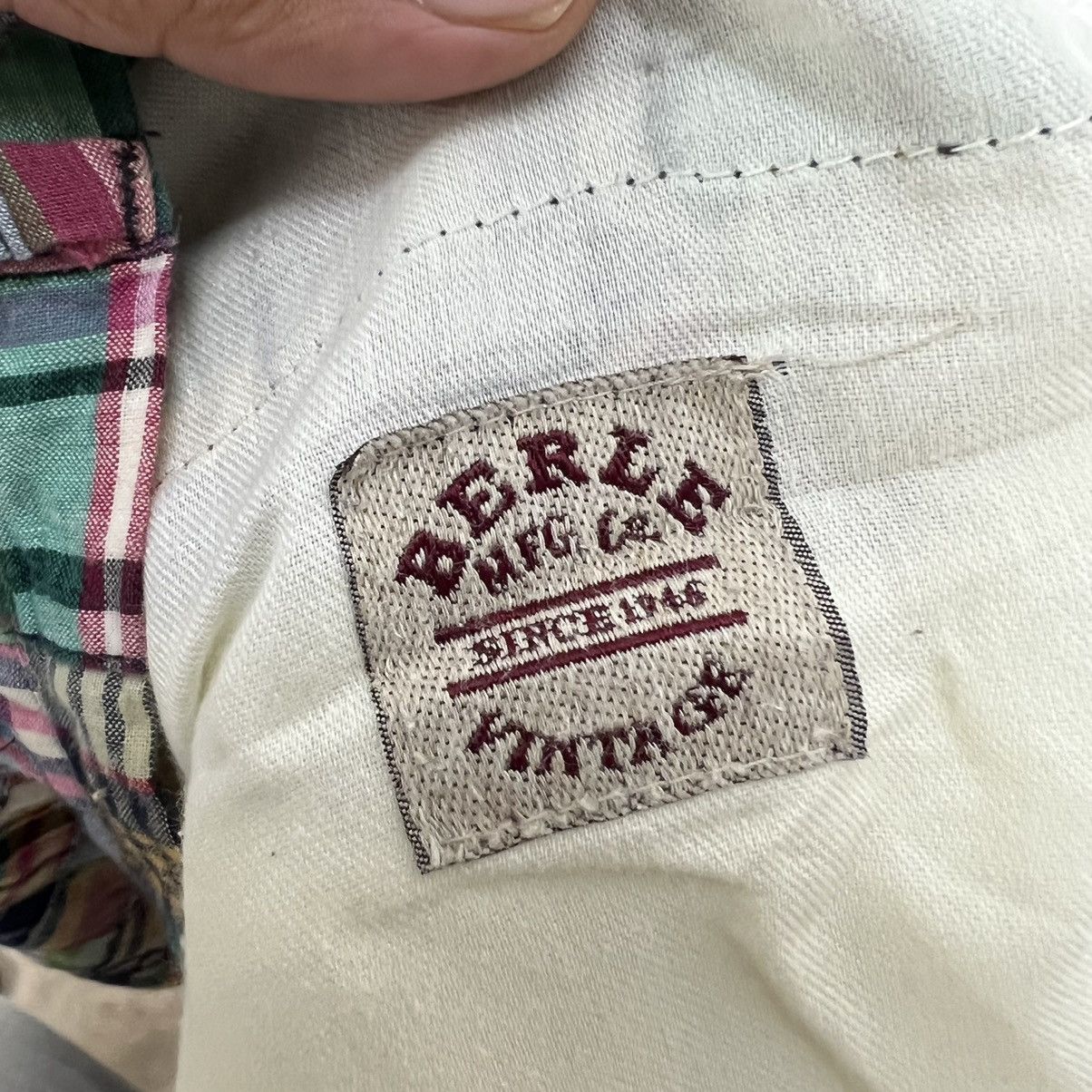 Japanese Brand RARE PATCHWORK DESIGN SHORT PANTS BERLE VINTAGE Size US 32 / EU 48 - 15 Thumbnail