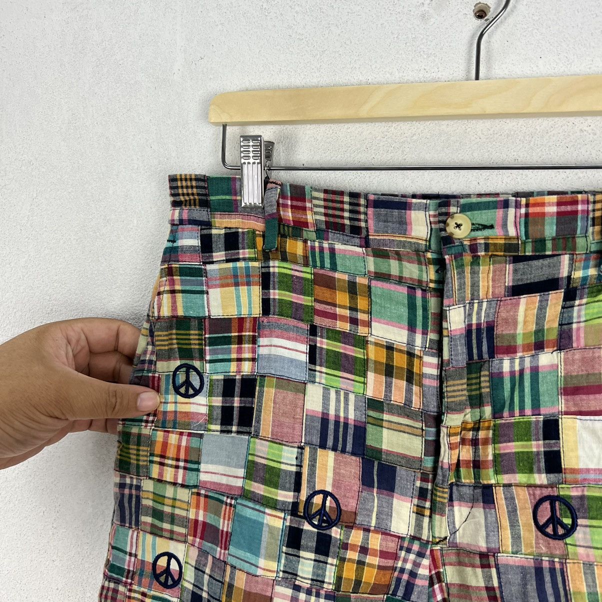 Japanese Brand RARE PATCHWORK DESIGN SHORT PANTS BERLE VINTAGE Size US 32 / EU 48 - 6 Thumbnail