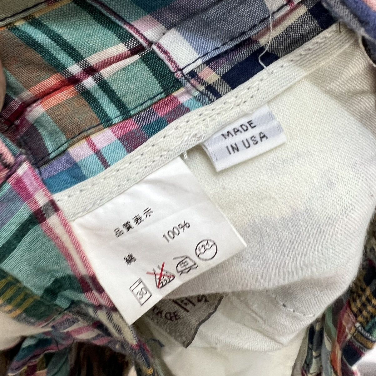 Japanese Brand RARE PATCHWORK DESIGN SHORT PANTS BERLE VINTAGE Size US 32 / EU 48 - 14 Thumbnail