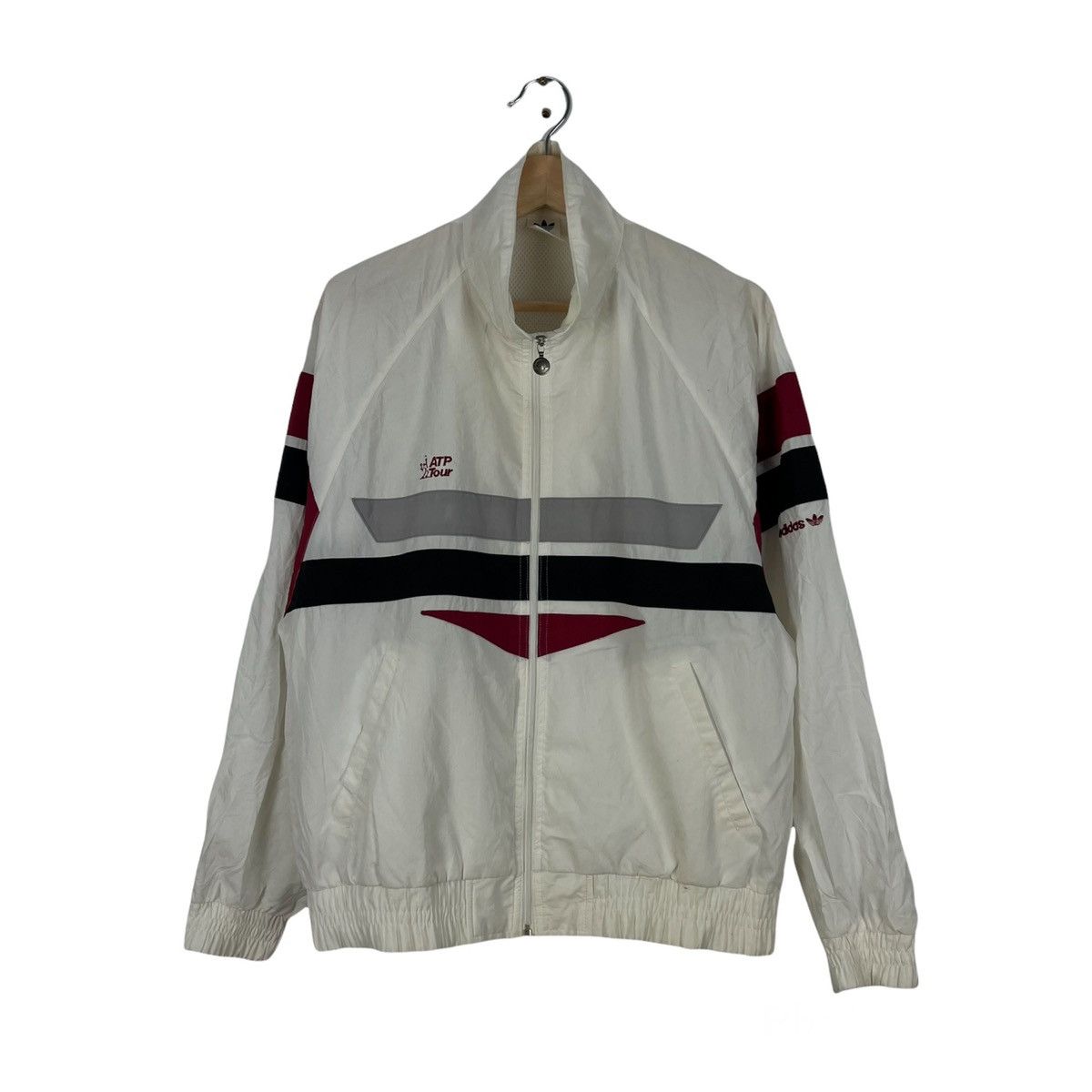 Adidas VINTAGE ADIDAS 3 STRIPES COACH JACKET RARE COLOUR BLOCK Size US L / EU 52-54 / 3 - 1 Thumbnail