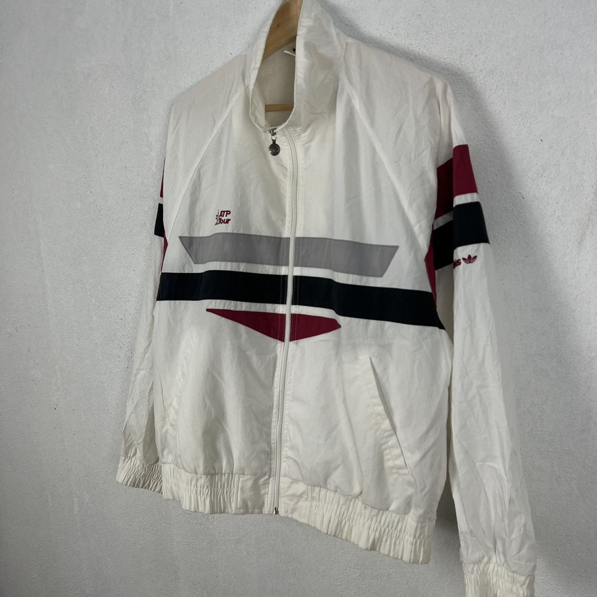 Adidas VINTAGE ADIDAS 3 STRIPES COACH JACKET RARE COLOUR BLOCK Size US L / EU 52-54 / 3 - 2 Thumbnail