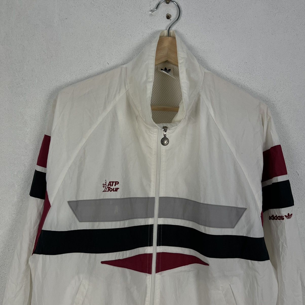 Adidas VINTAGE ADIDAS 3 STRIPES COACH JACKET RARE COLOUR BLOCK Size US L / EU 52-54 / 3 - 3 Thumbnail
