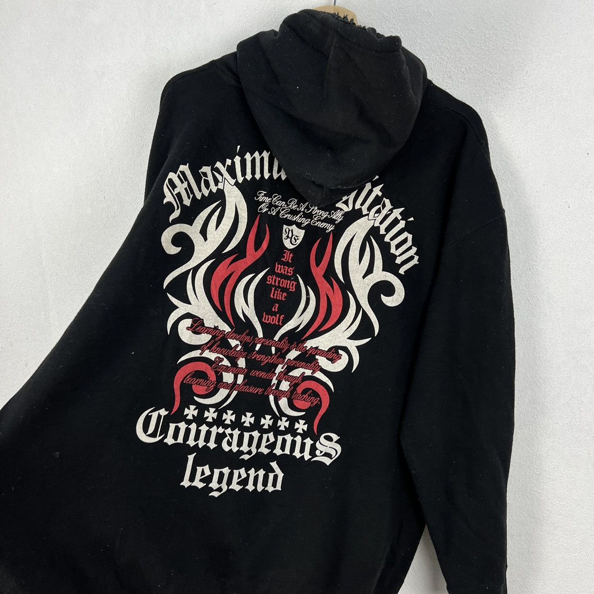 Japanese Brand VINTAGE CLASH A HEAD HOODIE PUNK DESIGN BIG LOGO Size US XXL / EU 58 / 5 - 9 Thumbnail