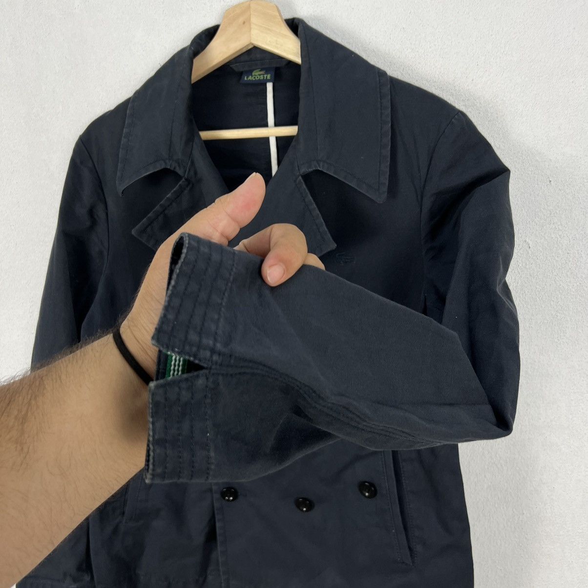 Japanese Brand VINTAGE LACOSTE DOUBLE BREAST JACKET Size US M / EU 48-50 / 2 - 5 Thumbnail