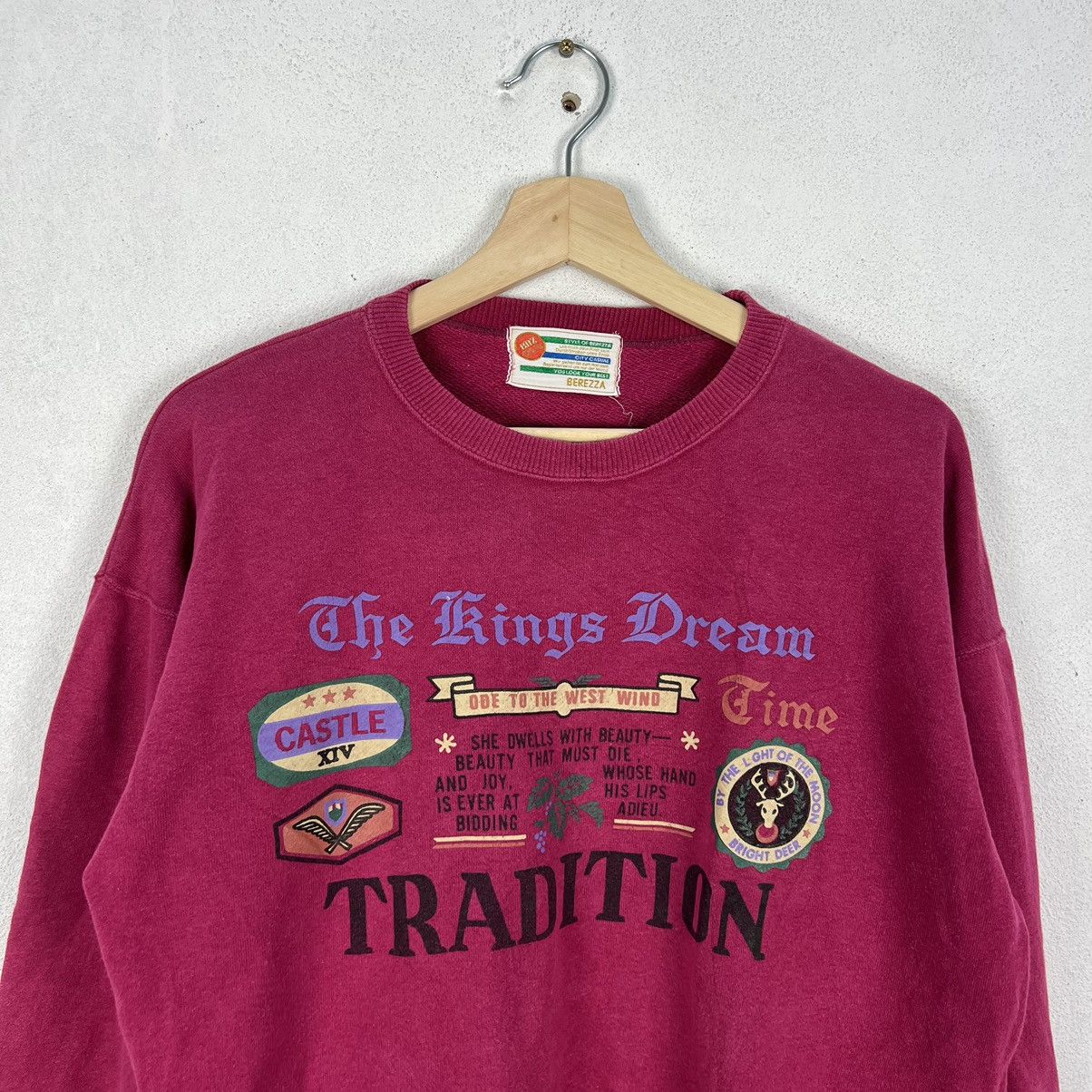 Japanese Brand VINTAGE BEREZZA SWEATSHIRT BIG LOGO STREET FASHION DESIGN Size US M / EU 48-50 / 2 - 3 Thumbnail