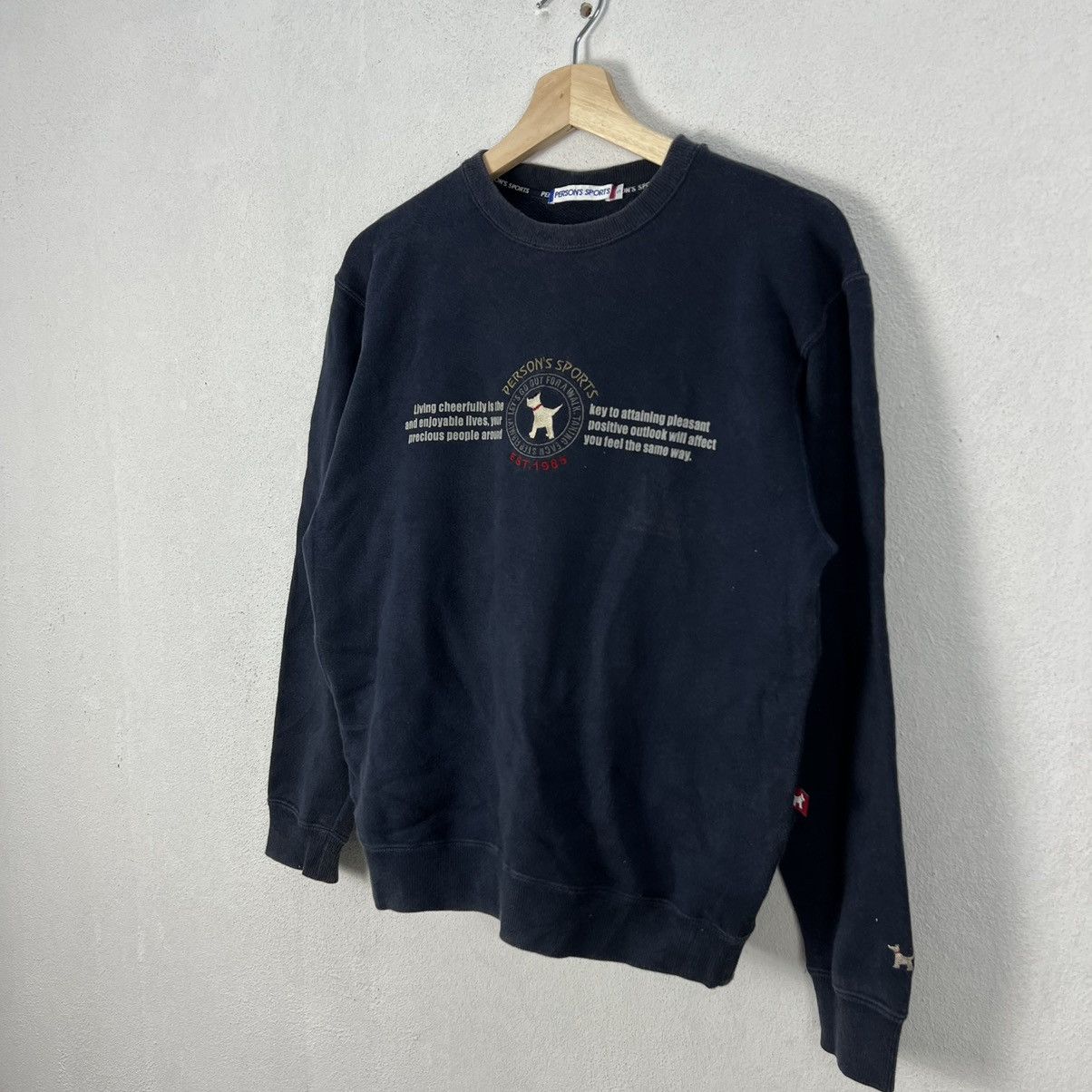 Japanese Brand VINTAGE PERSON’S SPORT SWEATSHIRT BIG LOGO Size US S / EU 44-46 / 1 - 2 Thumbnail