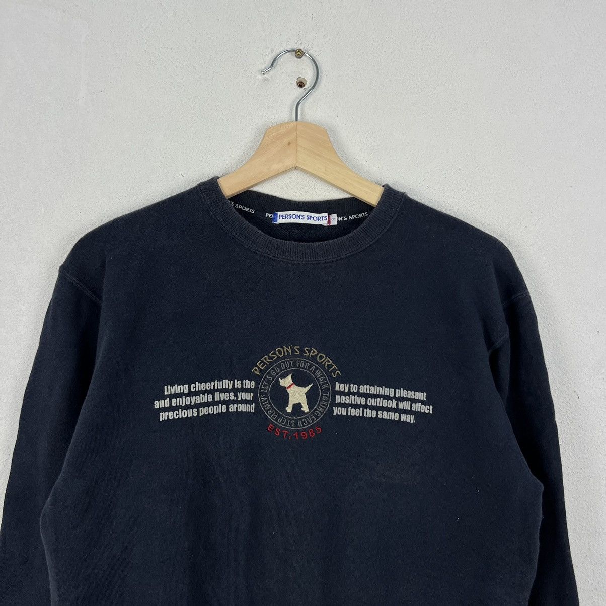 Japanese Brand VINTAGE PERSON’S SPORT SWEATSHIRT BIG LOGO Size US S / EU 44-46 / 1 - 3 Thumbnail