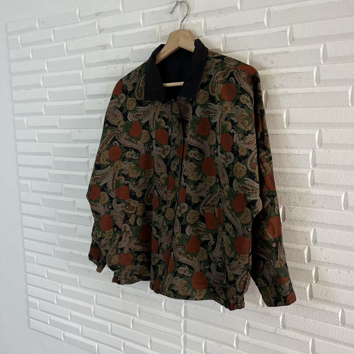 Japanese Brand VINTAGE REVERSIBLE JACKET FULLPRINT FLORAL Size US M / EU 48-50 / 2 - 2 Thumbnail