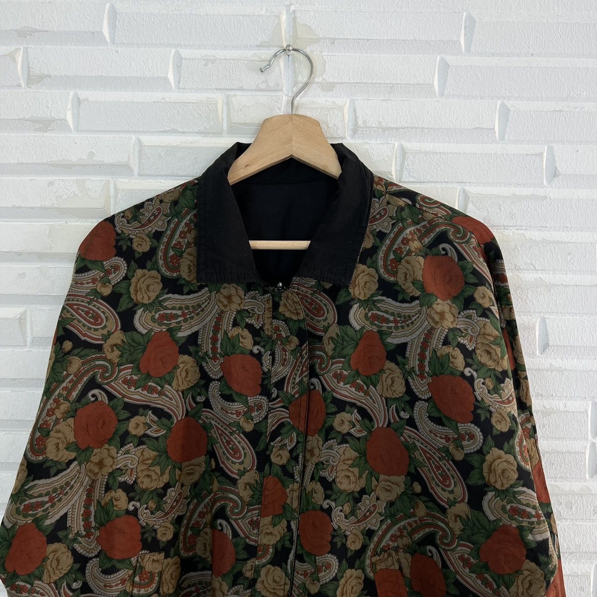 Japanese Brand VINTAGE REVERSIBLE JACKET FULLPRINT FLORAL Size US M / EU 48-50 / 2 - 3 Thumbnail