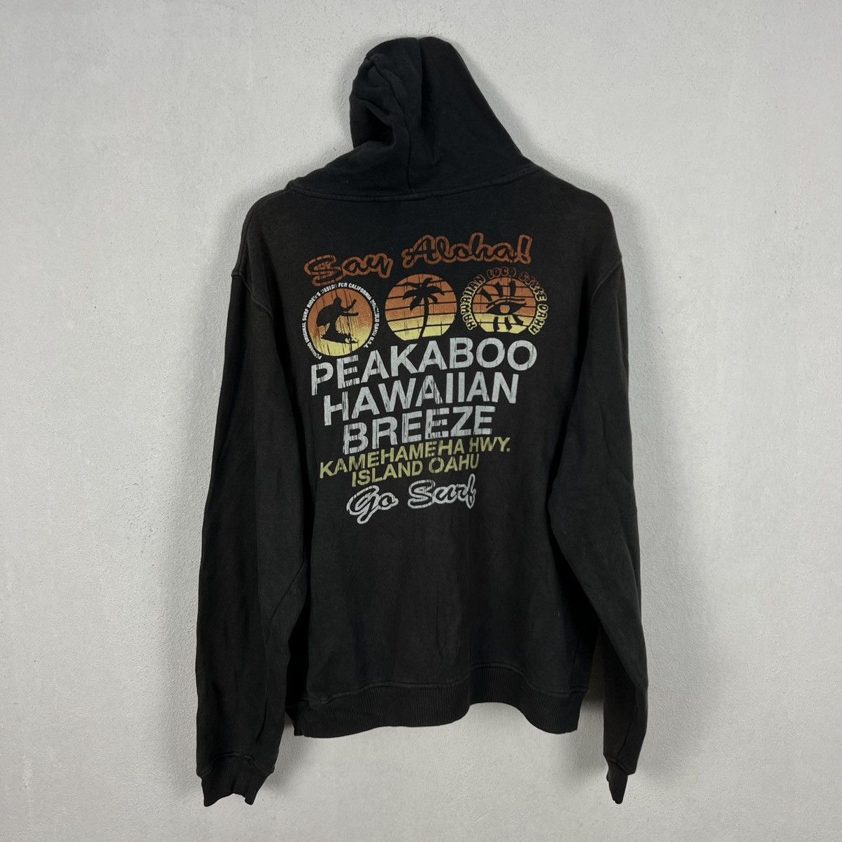 Japanese Brand VINTAGE PEAKABOO HAWAIIAN BREEZE HOODIE BIG LOGO Size US XL / EU 56 / 4 - 2 Thumbnail
