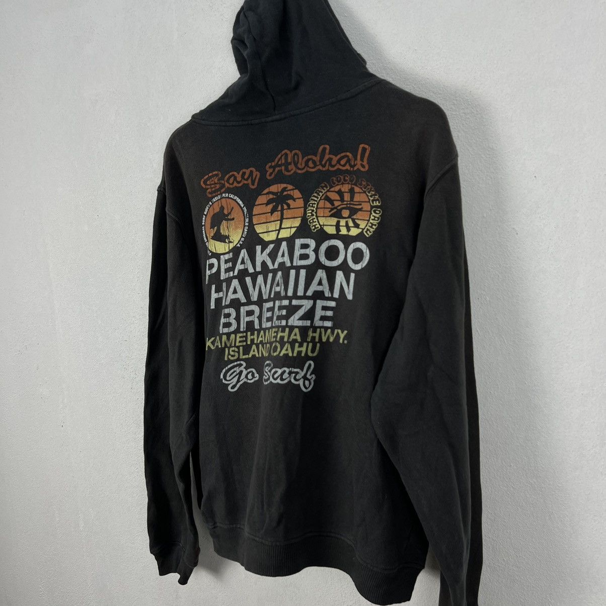 Japanese Brand VINTAGE PEAKABOO HAWAIIAN BREEZE HOODIE BIG LOGO Size US XL / EU 56 / 4 - 6 Thumbnail