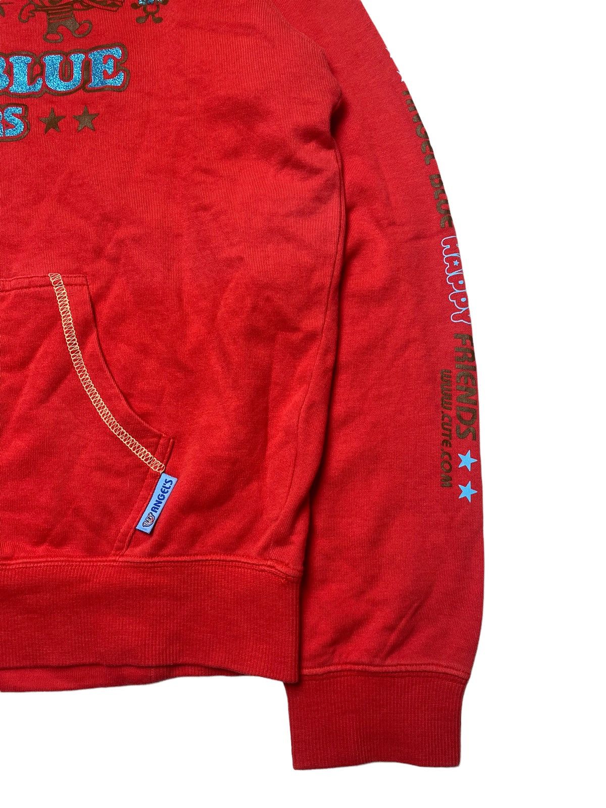 Hysteric Glamour × Japanese Brand 2000s Angel Blue - All Star Glitter Print Sweatshirt Size US M / EU 48-50 / 2 - 3 Thumbnail