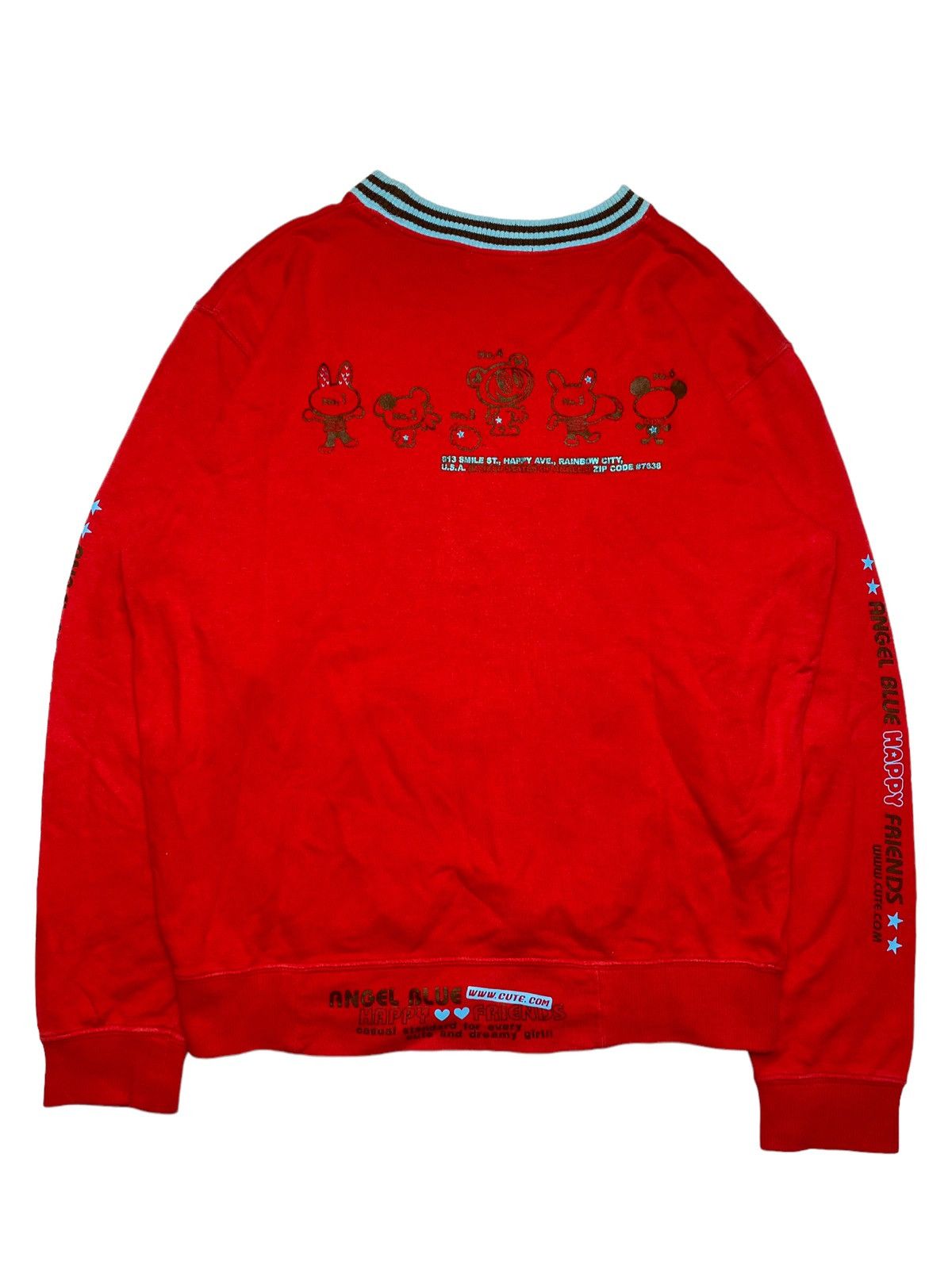 Hysteric Glamour × Japanese Brand 2000s Angel Blue - All Star Glitter Print Sweatshirt Size US M / EU 48-50 / 2 - 2 Thumbnail