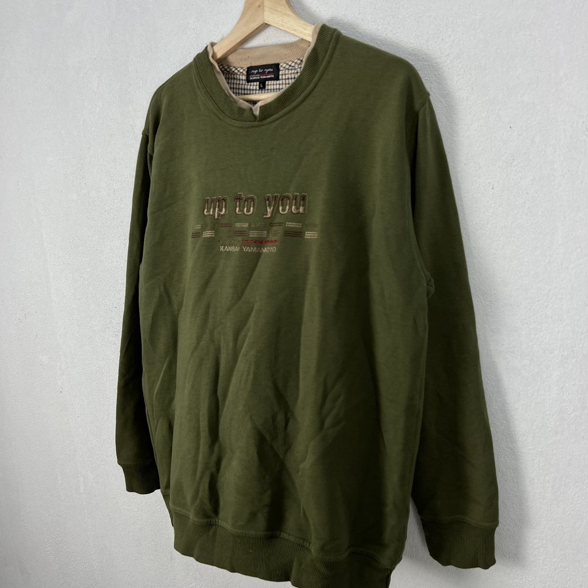 Japanese Brand VINTAGE KANSAI YAMAMOTO UP TO YOU SWEATSHIRT Size US L / EU 52-54 / 3 - 2 Thumbnail