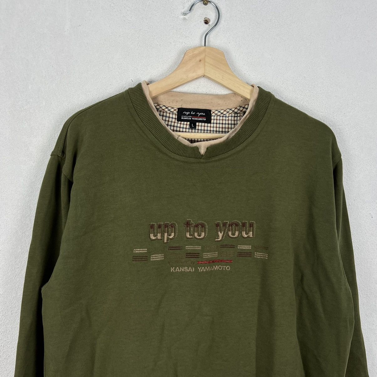 Japanese Brand VINTAGE KANSAI YAMAMOTO UP TO YOU SWEATSHIRT Size US L / EU 52-54 / 3 - 3 Thumbnail