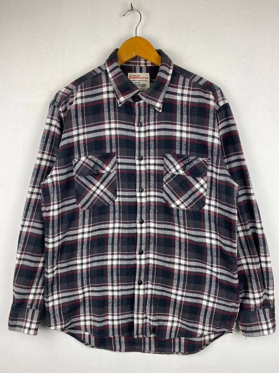 image of Avant Garde x Flannel Vintage Flannel Shirt Nice Design in Brown, Men's (Size XL)