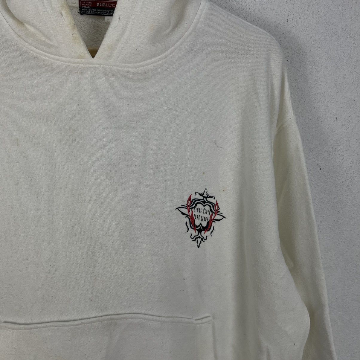 Japanese Brand VINTAGE BUGLE’C HOODIE BIG LOGO Size US M / EU 48-50 / 2 - 3 Thumbnail