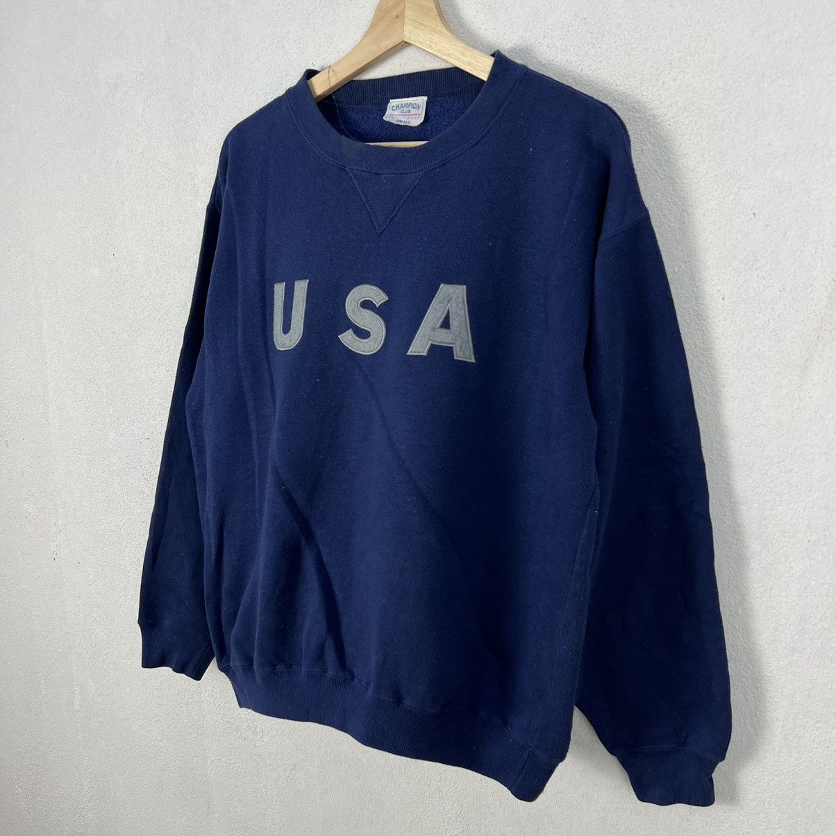 Vintage VINTAGE CHAMPION CLUB USA BIG LOGO SWEATSHIRT Size US S / EU 44-46 / 1 - 2 Thumbnail