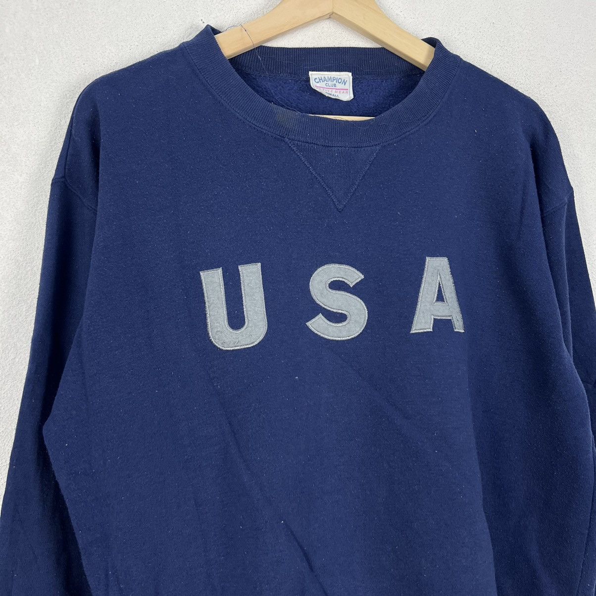 Vintage VINTAGE CHAMPION CLUB USA BIG LOGO SWEATSHIRT Size US S / EU 44-46 / 1 - 4 Thumbnail