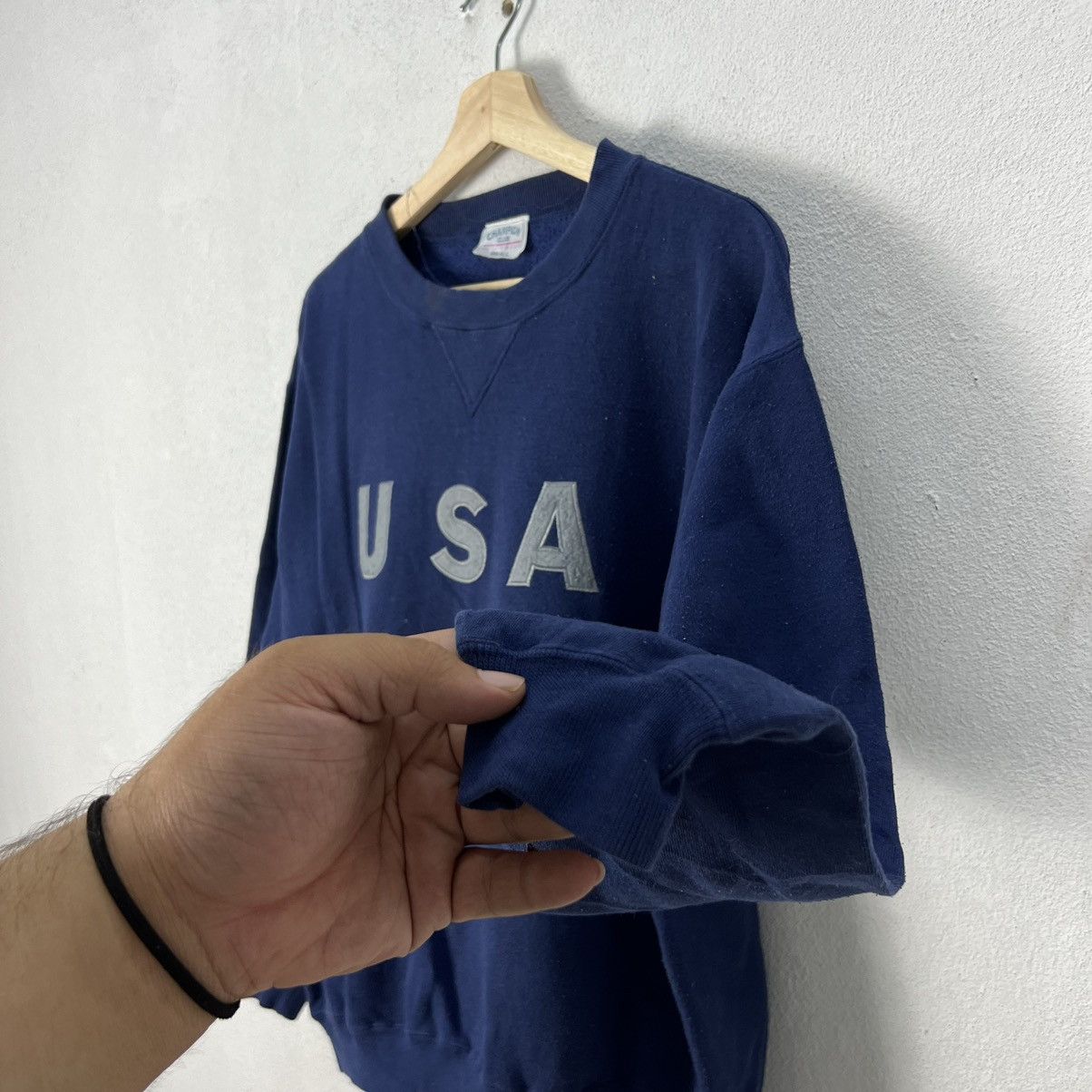 Vintage VINTAGE CHAMPION CLUB USA BIG LOGO SWEATSHIRT Size US S / EU 44-46 / 1 - 5 Thumbnail