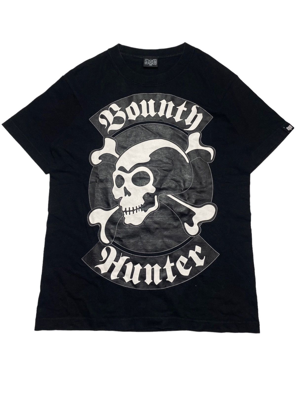 image of 2000S Bounty Hunter - Iconic Skeleton Tee in Black, Men's (Size Small)