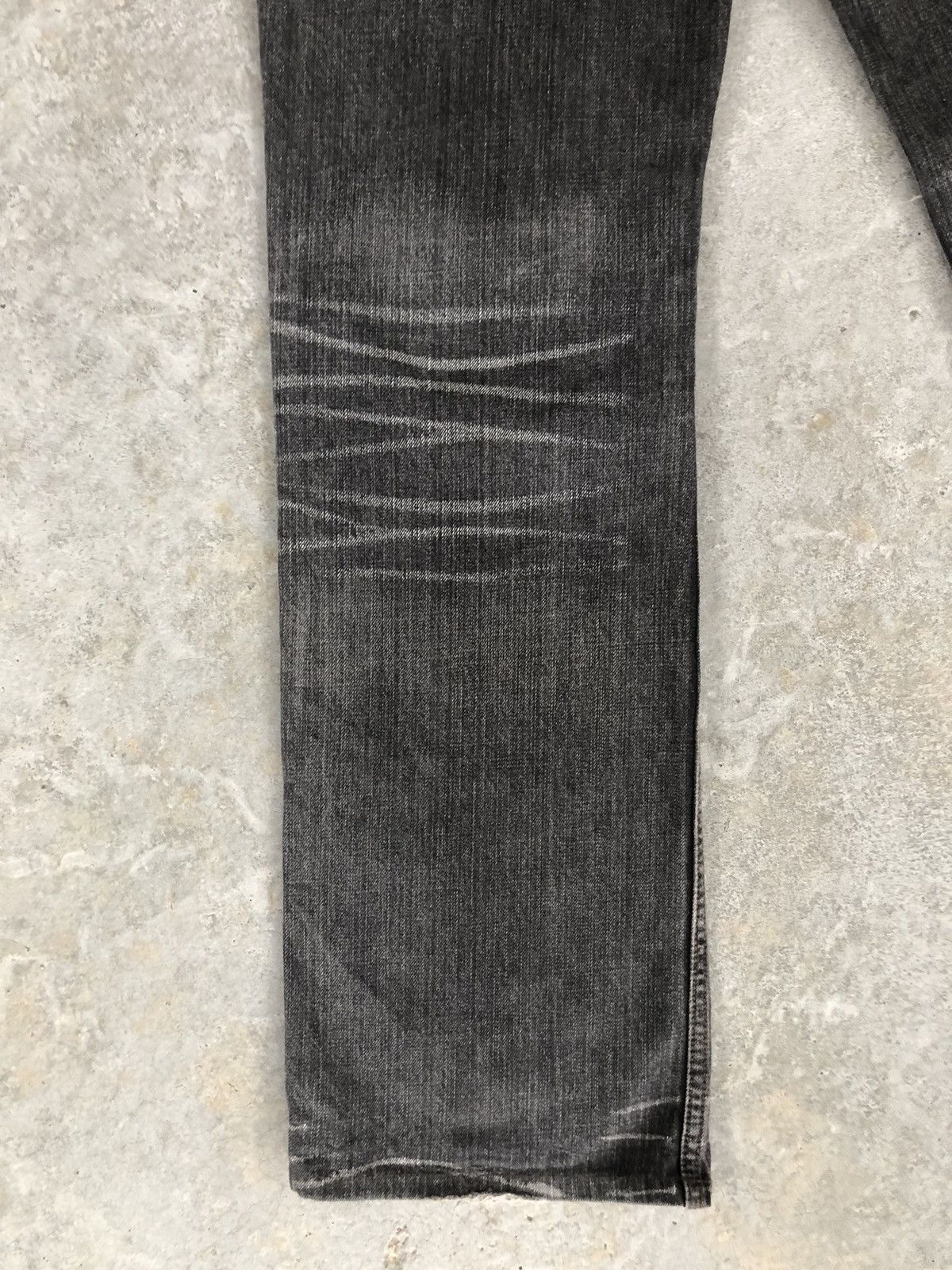 If Six Was Nine Japanese Nicole Mini Flare Jeans Snake Skin Leather Club Size US 32 / EU 48 - 11 Thumbnail