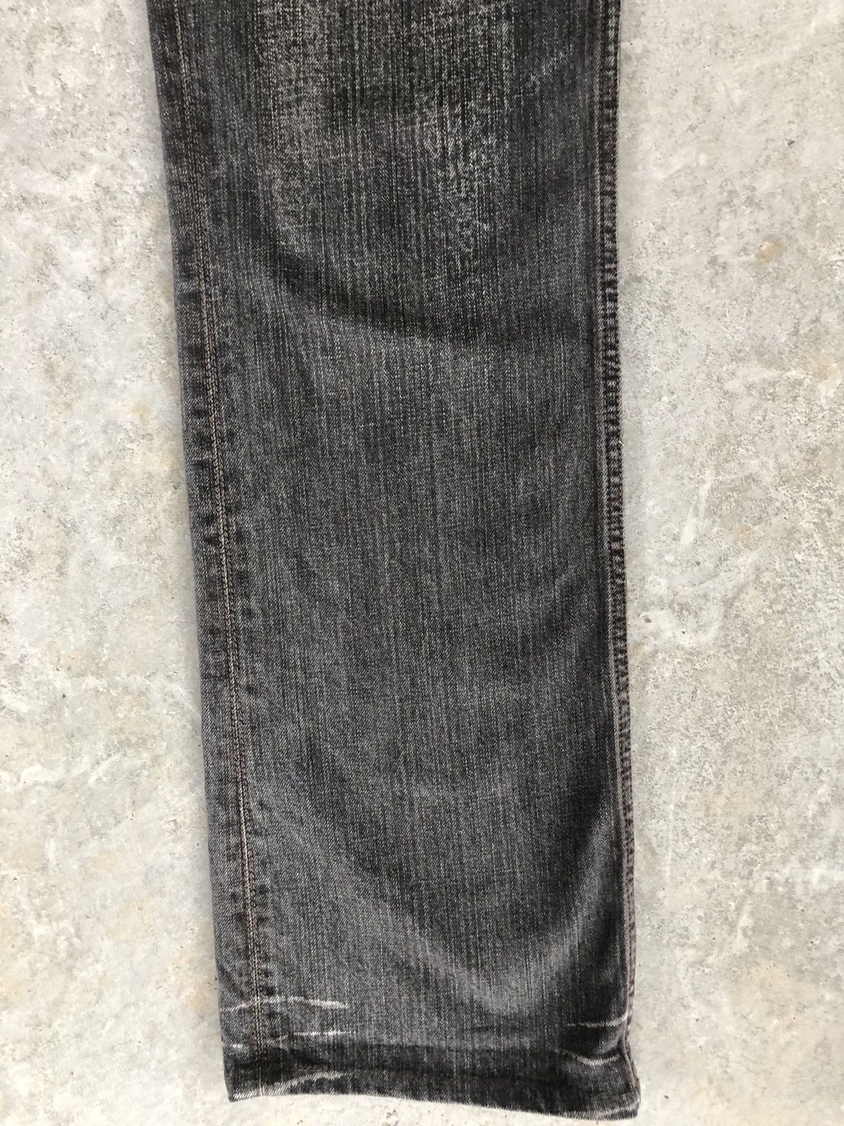 If Six Was Nine Japanese Nicole Mini Flare Jeans Snake Skin Leather Club Size US 32 / EU 48 - 6 Thumbnail