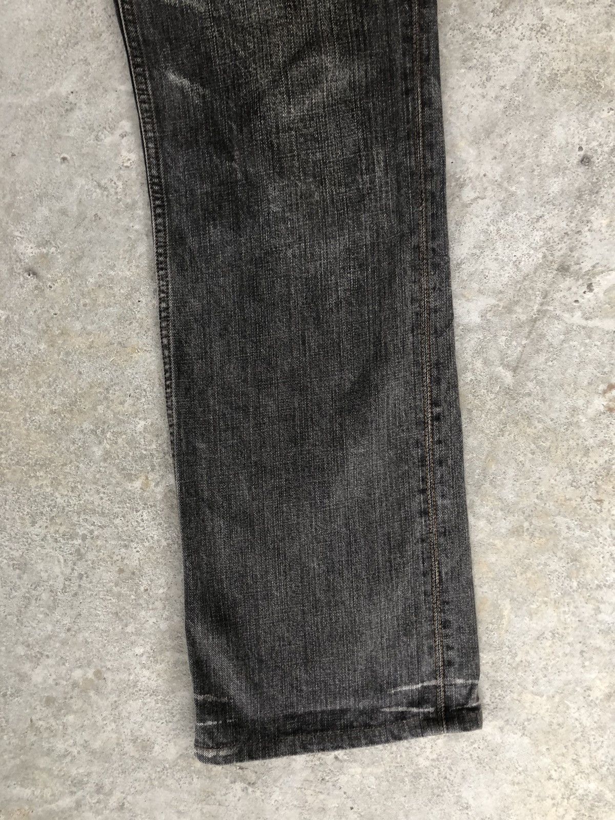 If Six Was Nine Japanese Nicole Mini Flare Jeans Snake Skin Leather Club Size US 32 / EU 48 - 7 Thumbnail