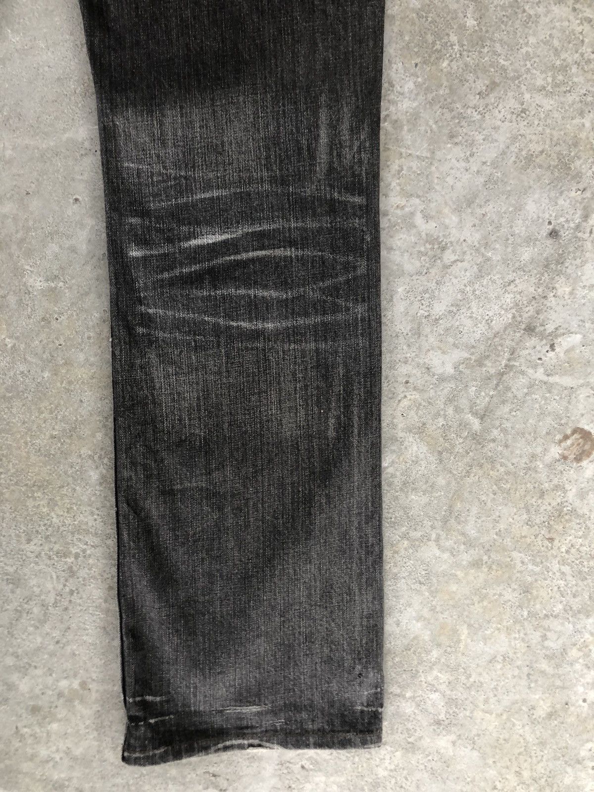 If Six Was Nine Japanese Nicole Mini Flare Jeans Snake Skin Leather Club Size US 32 / EU 48 - 12 Thumbnail