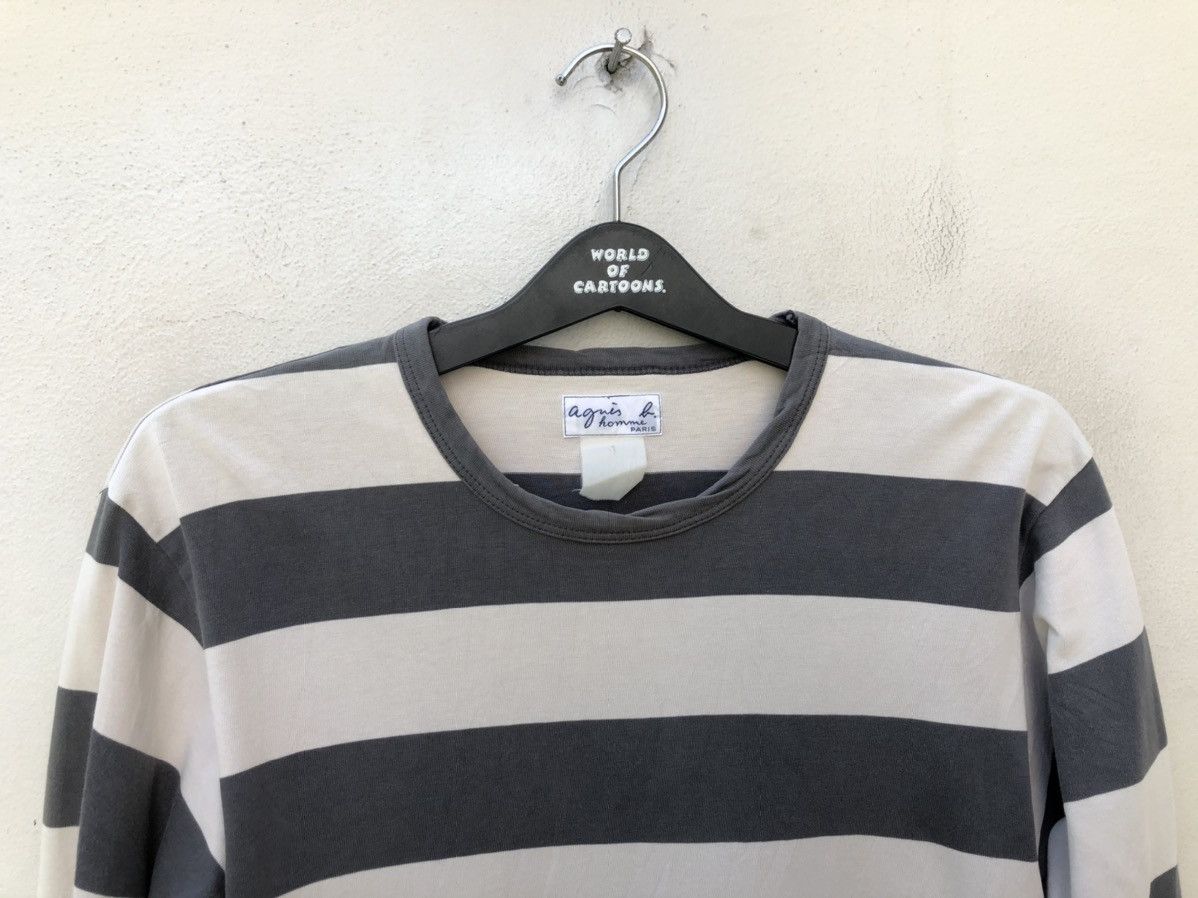 トップス 90s-00s agnes b homme border long sleeve Vintage Agnes B. Homme Border Striped Long Sleeve t shirt