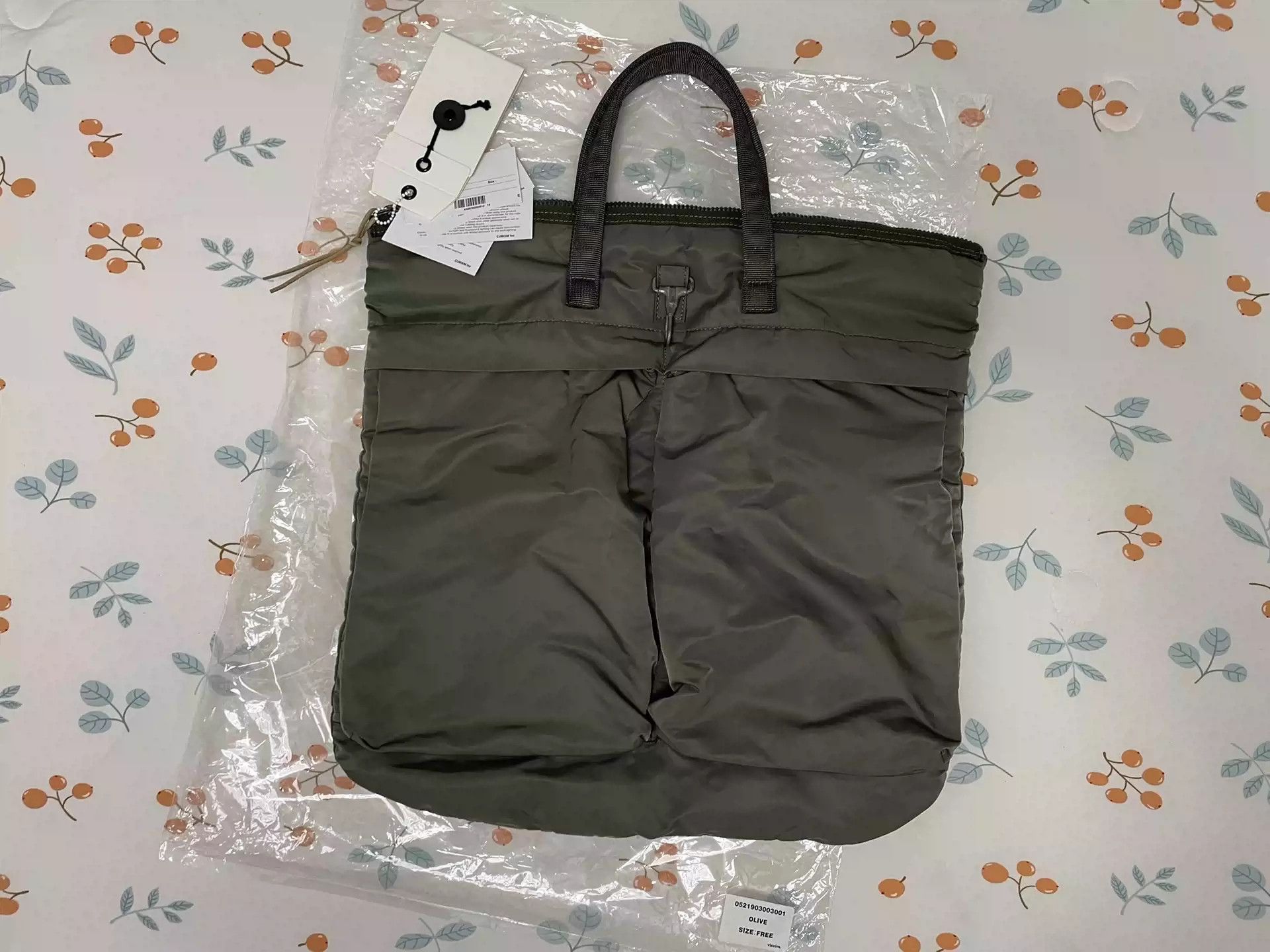 image of Visvim Mavcat Bag (M) Contrary Dept in Green, Men's