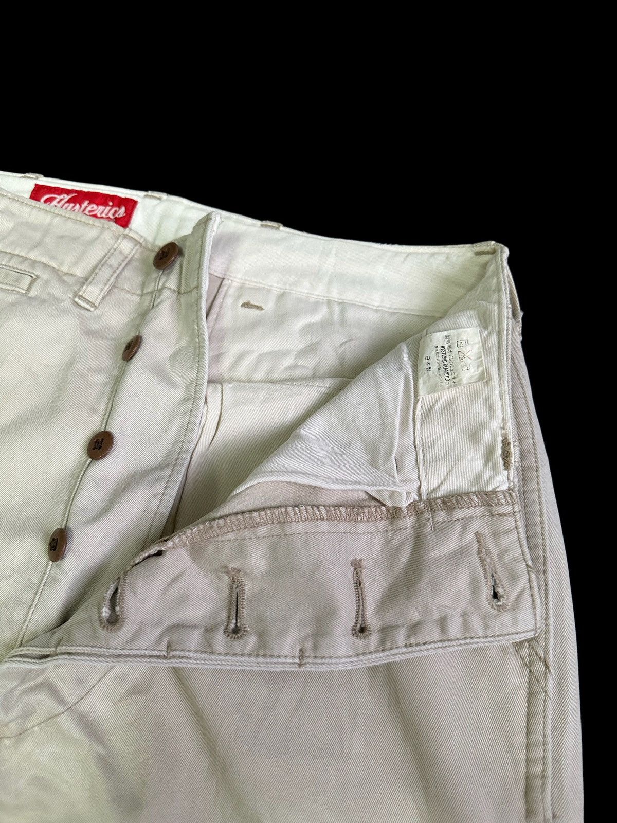 Hysteric Glamour 90’s Hysterics by Hysteric Glamour khaki chino pant Size US 29 - 9 Thumbnail